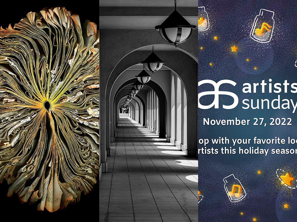 Beautifully Briefed, Thanksgiving Edition (November 2022): Book Sculpture, Architectural Arcades, and Artists Sunday